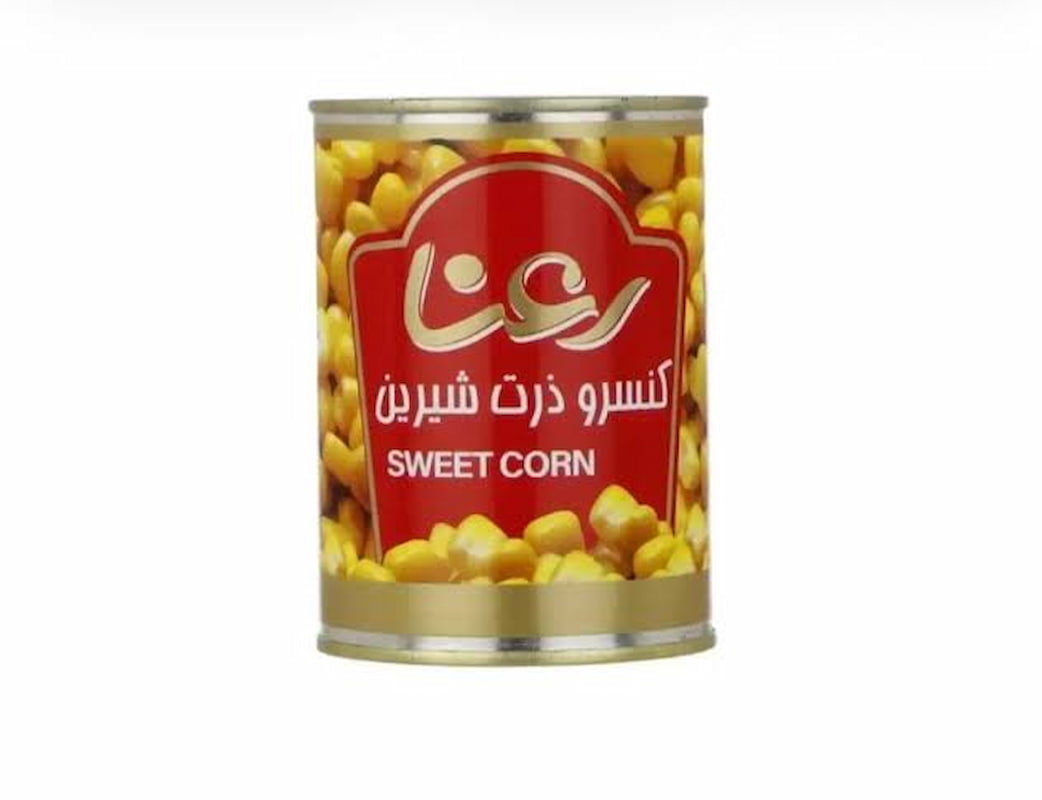 کنسرو ذرت رعنا مکملی خوشمزه برای انواع پیش‌غذا